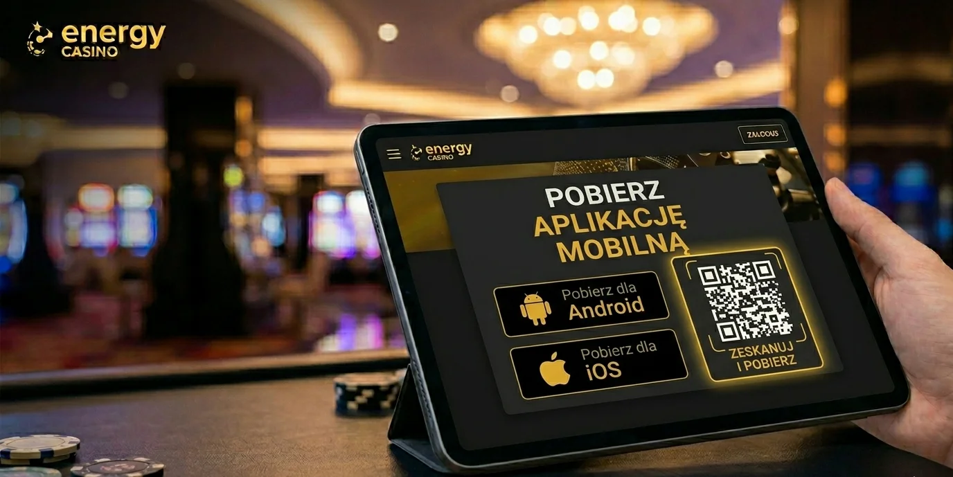 Kod QR pobierania aplikacji Energy Casino na tablecie