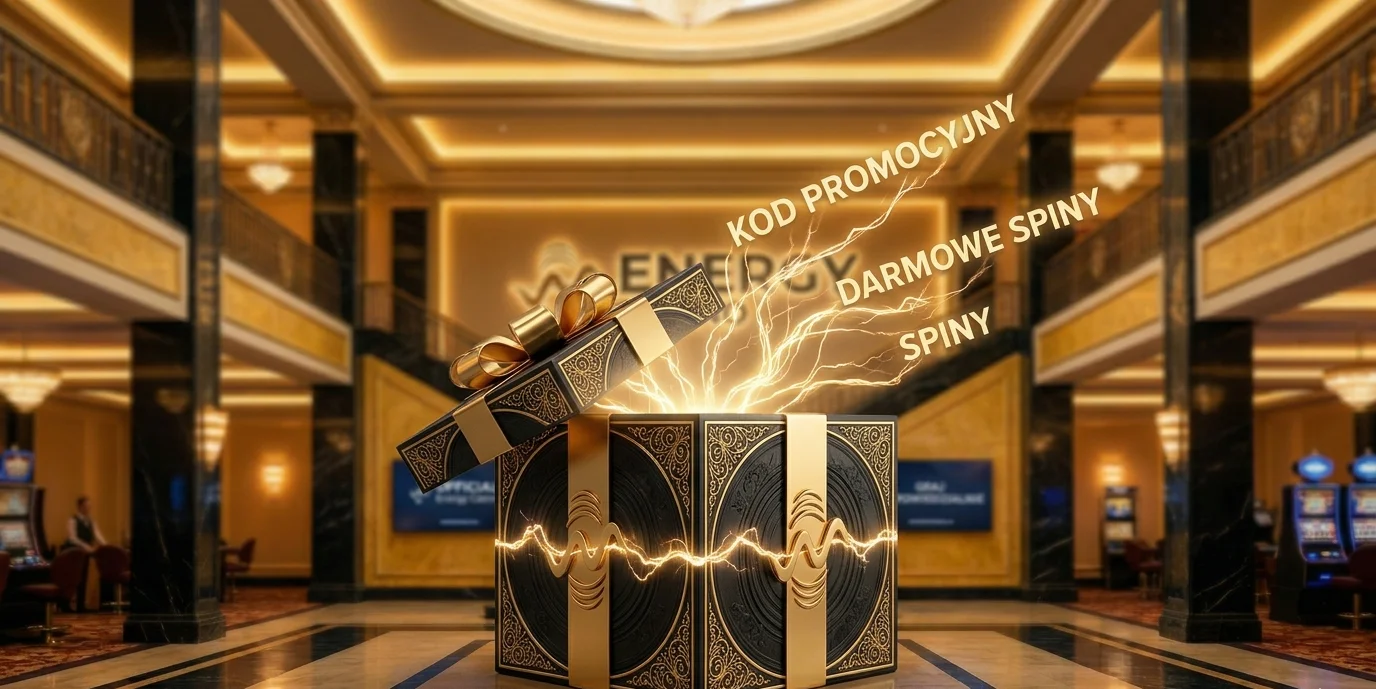 Kod promocyjny Energy Casino pudełko z nagrodami i spinami