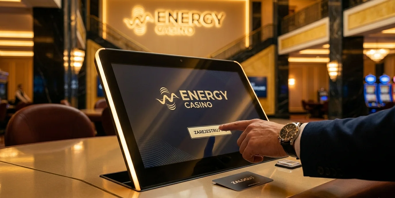 Konto Energy Casino lobby po rejestracji